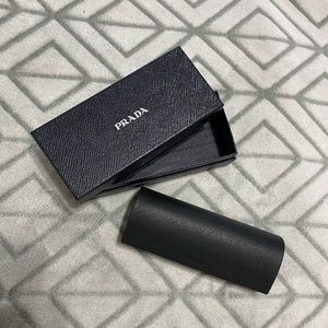 Prada Sunglasses/eyeglasses case with box.
